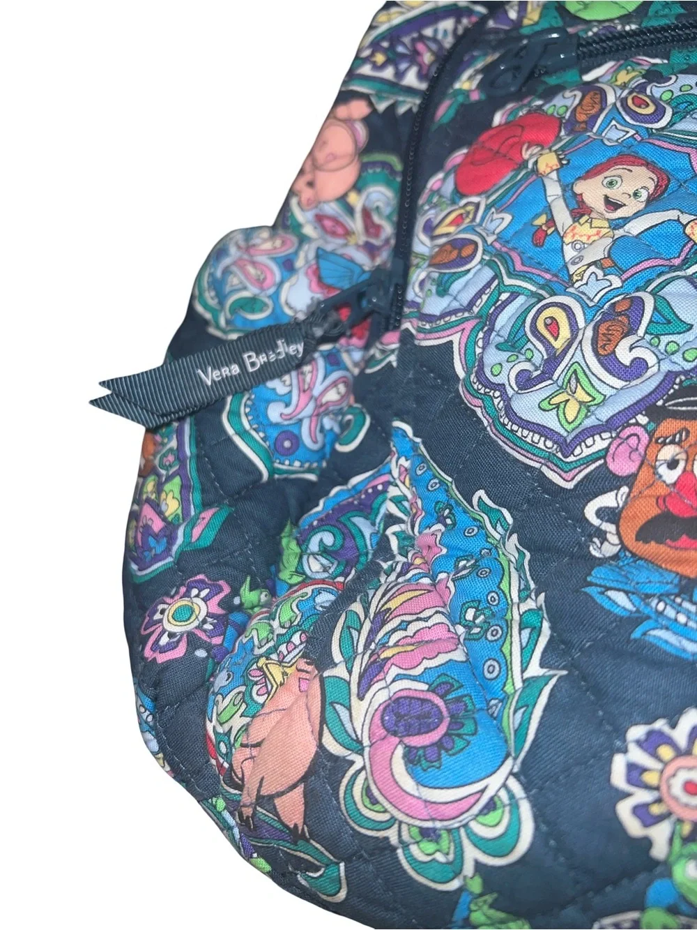 Vera Bradley Disney Pixar Toy Story Campus Backpack Andy's Room Large + read
